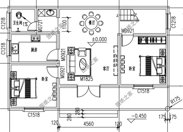 占地面積100平米二層別墅，農村99%的人都選它