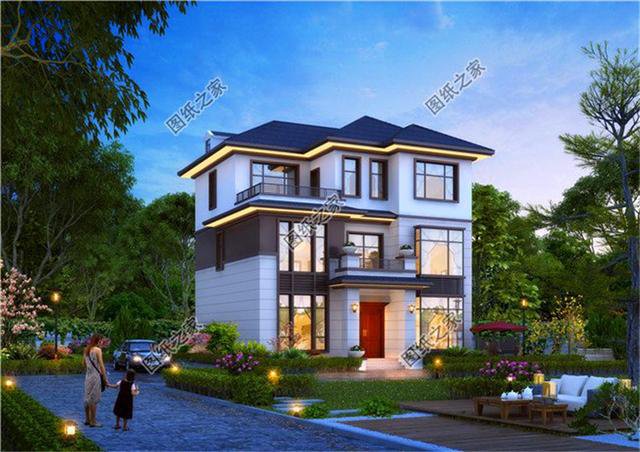 農村簡單普通三層樓房設計圖，建好了村里人都直夸好看