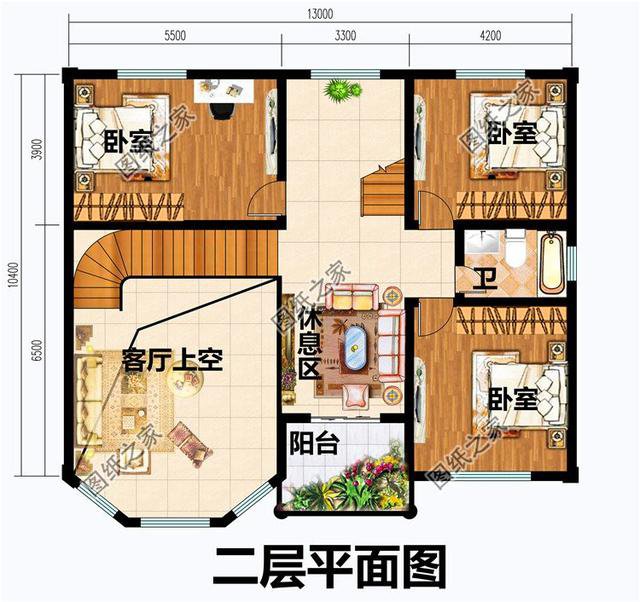 農村二層半小戶型別墅設計圖，村里建一棟，鄰居看了都羨慕
