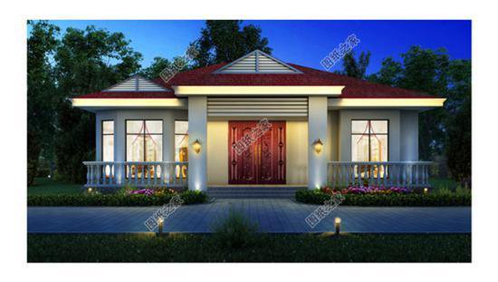 農村一層自建房設計圖，10萬左右就能建，養老別墅就該這么建