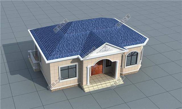 農村一層自建房設計圖，10萬左右就能建，養老別墅就該這么建