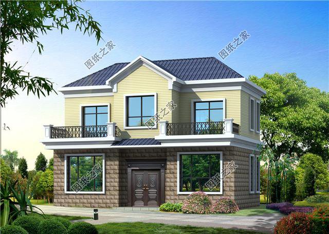 農村最實用的二層房外觀圖，趕快挑一套最喜歡的去建吧