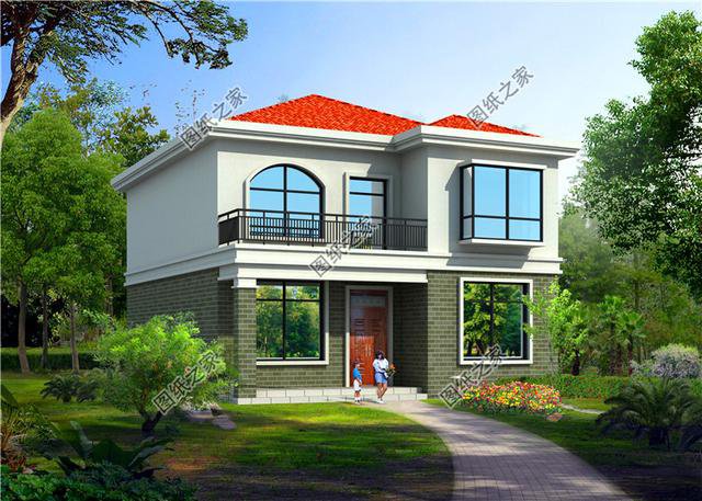 三款15萬左右的農村別墅外觀圖，在農村很流行，不知道大家喜歡這款戶型嗎