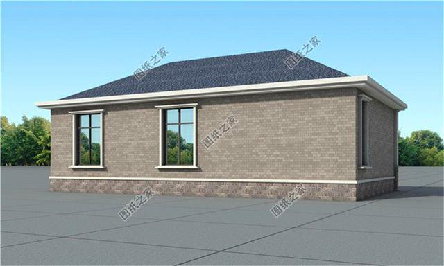 農村4間一層平房設計圖，建房一層就夠住，總有一款適合你