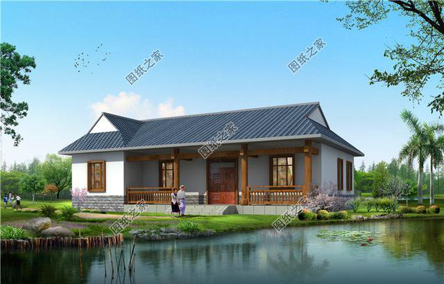 農村4間一層平房設計圖，建房一層就夠住，總有一款適合你