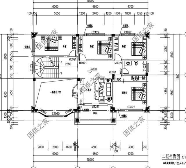 三款農村二樓設計平面圖，款款經典時尚，讓你回歸自然生活