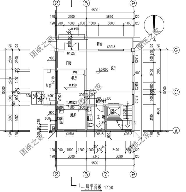 三款三層半四層別墅設計圖，超適合四代同堂的大家庭建房，多臥室設計