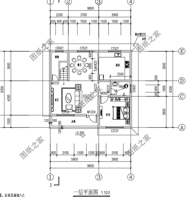 適合農(nóng)村的實用農(nóng)村二層平頂房設(shè)計圖，簡單實用接地氣