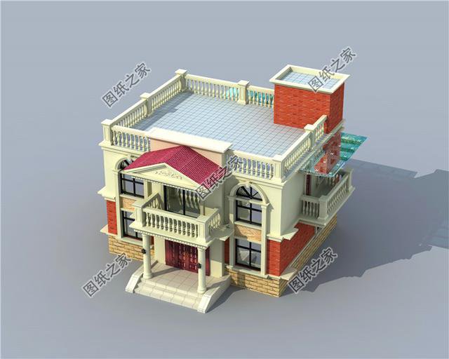 適合農(nóng)村的實用農(nóng)村二層平頂房設(shè)計圖，簡單實用接地氣