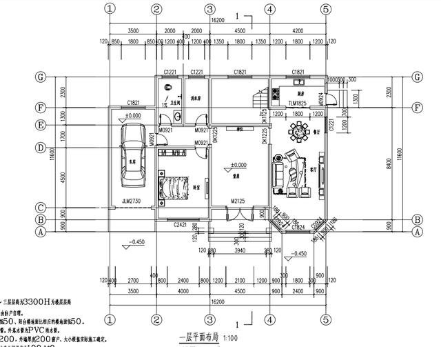 帶洗衣房的農(nóng)村二層樓房圖，性價(jià)比高不說(shuō)，父母孩子都喜歡的戶型