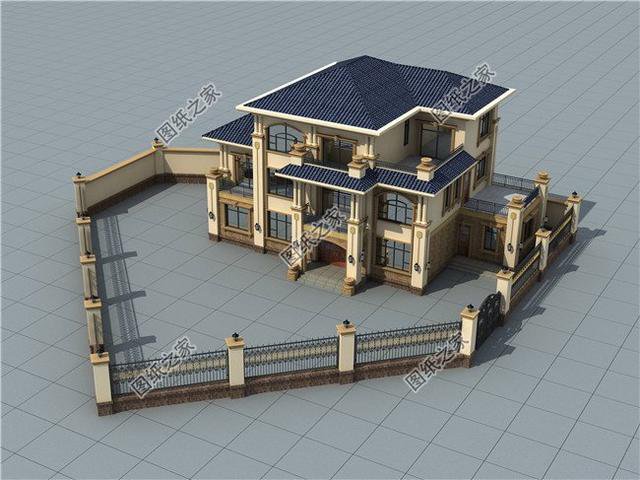 5開間三層自建房設計圖，獨一無二，把田園美景送到家