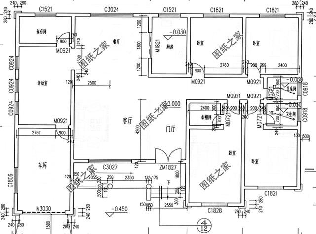 帶車庫的農村建房圖片，農村建房車庫必須有，實用大氣