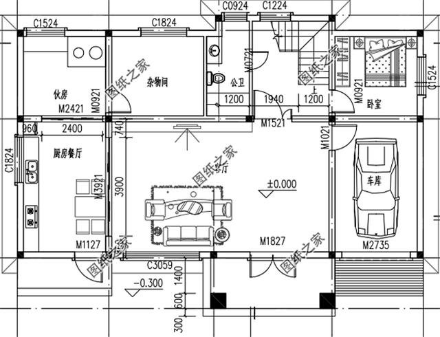 農村建房圖紙設計圖分享，想要建造自己滿意的房子并不難