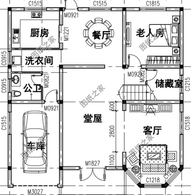 農村三間二層房子設計圖及效果圖，簡單耐看，住著舒適
