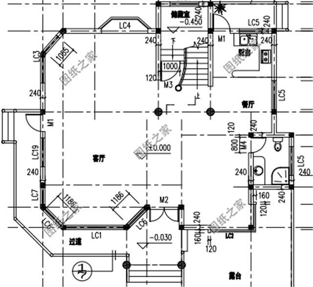 三層復(fù)式別墅戶型圖，農(nóng)村經(jīng)典戶型，全家老小都喜歡