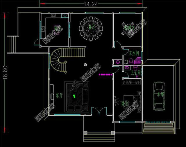 三層復(fù)式別墅戶型圖，農(nóng)村經(jīng)典戶型，全家老小都喜歡