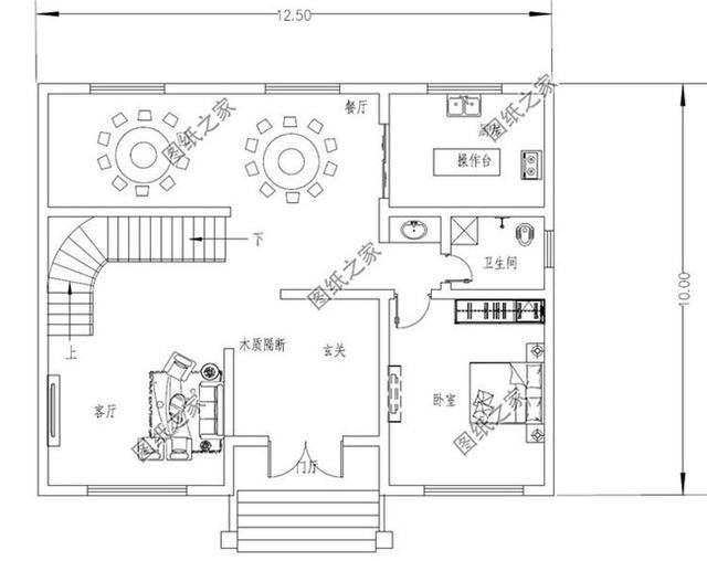 三層復(fù)式別墅戶型圖，農(nóng)村經(jīng)典戶型，全家老小都喜歡