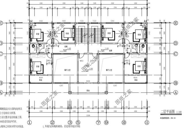 復式雙拼別墅設計圖，適合兄弟倆的房子，羨慕不來的大氣