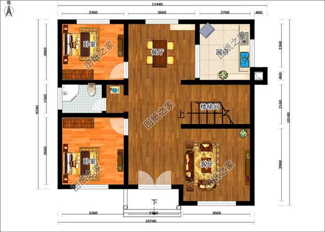 占地100平二層房屋設(shè)計圖，占地雖小，但是住著舒適又安心