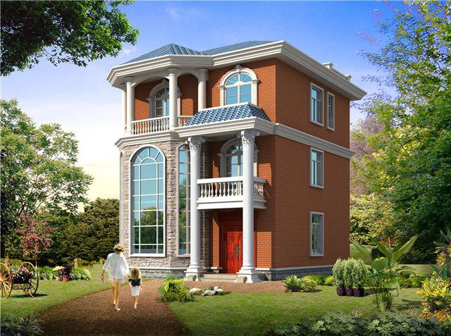 小戶型三層別墅設計圖，好看大方，小戶型別墅也能這么美