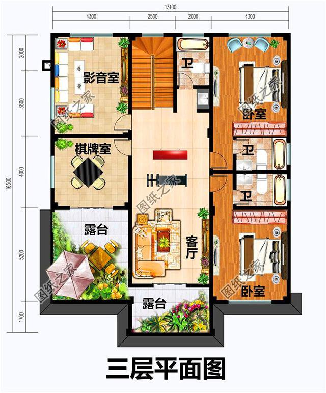 強烈推薦三款三層中式別墅效果圖，超贊的中式小洋樓千萬不要錯過了