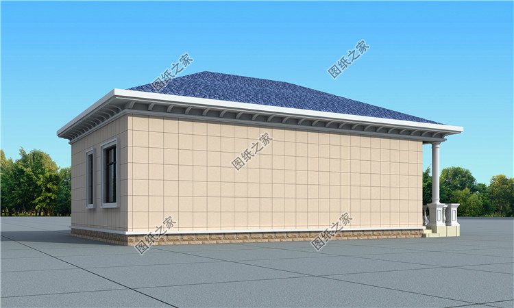 120平米一層平房設計圖，簡單舒適又省錢，剛好適合養老居住