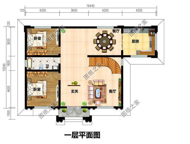 15乘10米房屋設計圖，在農村蓋這樣的房子夠住還省錢，就是好！