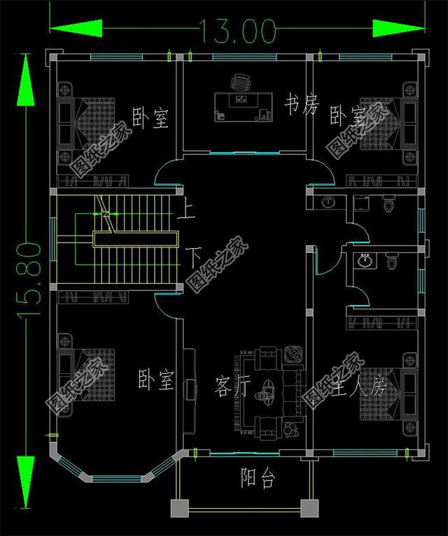農(nóng)村三層半羅馬柱房屋圖片，霸氣又好看，第三套我愛了