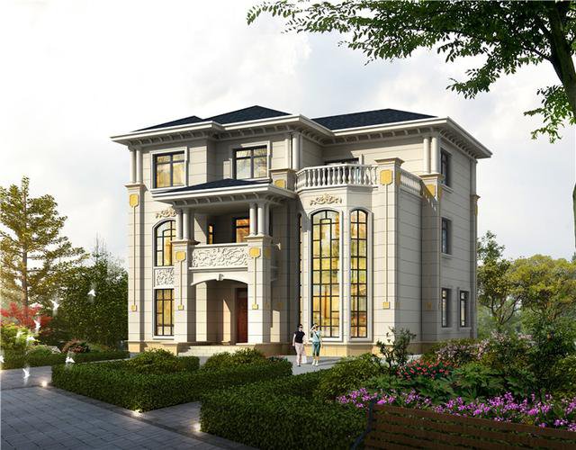 現(xiàn)代獨(dú)棟三層別墅設(shè)計(jì)圖，年輕人的最愛，建好絕對(duì)滿意