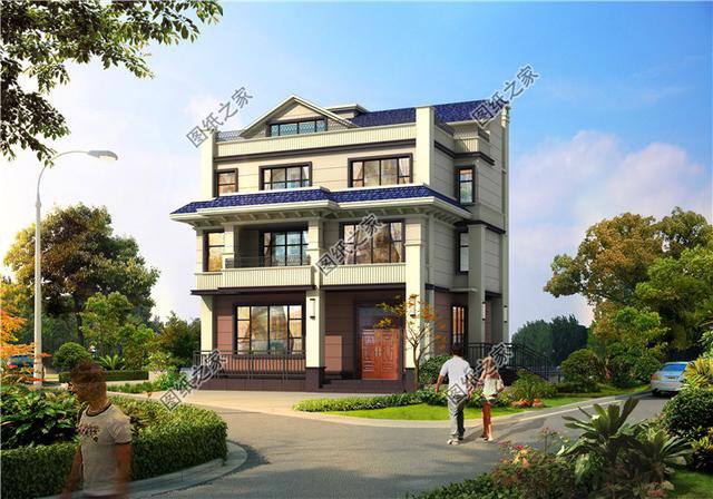 農村三層半自建房設計圖紙，戶型大氣房間多，大家庭朋友可以參考