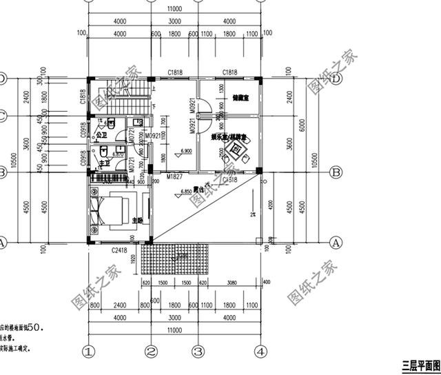 農村二層半樓房設計圖，比在城里買一套劃算多了