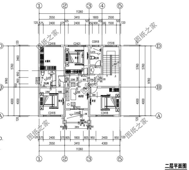 農村二層半樓房設計圖，比在城里買一套劃算多了