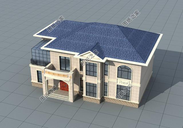 適合農村自建的150平到180平帶車庫的二層樓，漂亮功能多，收藏不吃虧