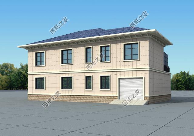 適合農村自建的150平到180平帶車庫的二層樓，漂亮功能多，收藏不吃虧