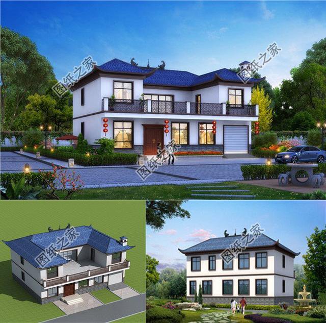 10款2026年的現代中式農村自建房圖，建出來比福建豪宅還美