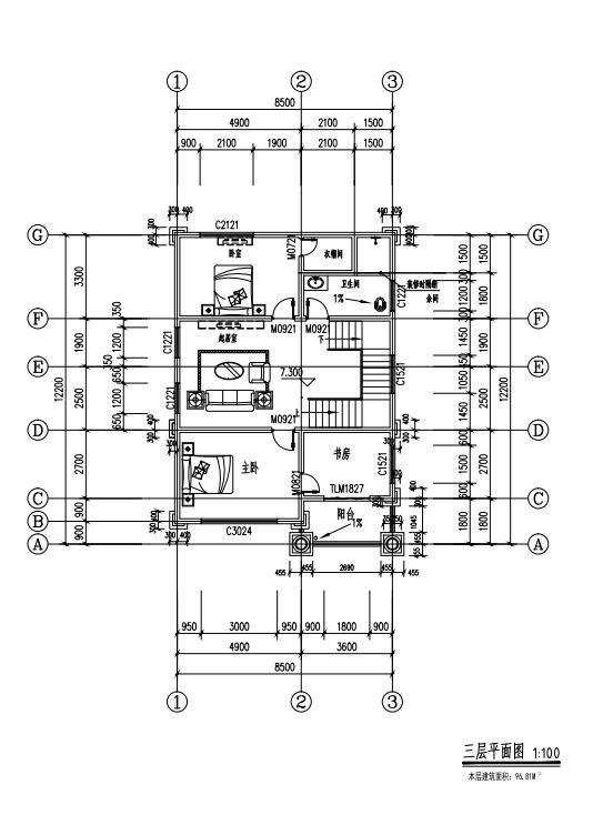 農(nóng)村自建四層別墅100平的設(shè)計圖，養(yǎng)眼有格調(diào)，這才是農(nóng)村有的好別墅