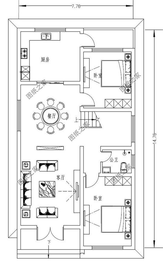 農(nóng)村自建四層別墅100平的設(shè)計圖，養(yǎng)眼有格調(diào)，這才是農(nóng)村有的好別墅