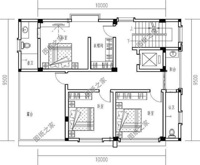 90平米小戶型四層別墅，第三款帶電梯設計，性價比高