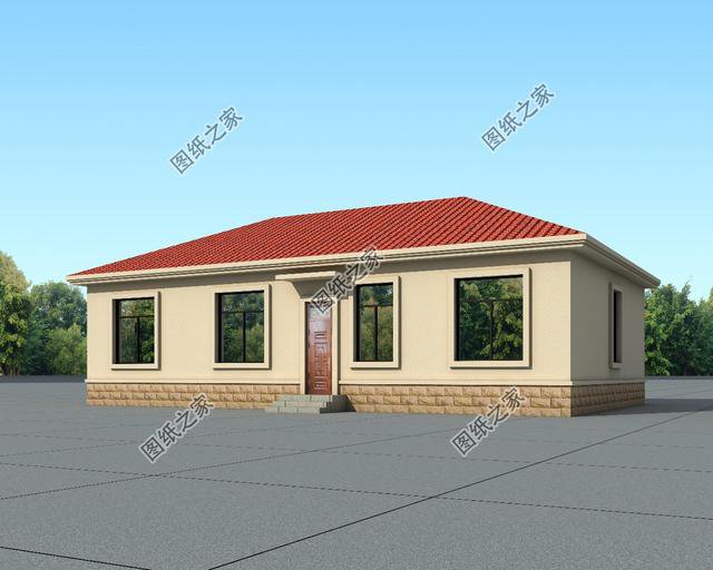 進深10米開間15米左右的一層平房，空間足，真想擁有一套