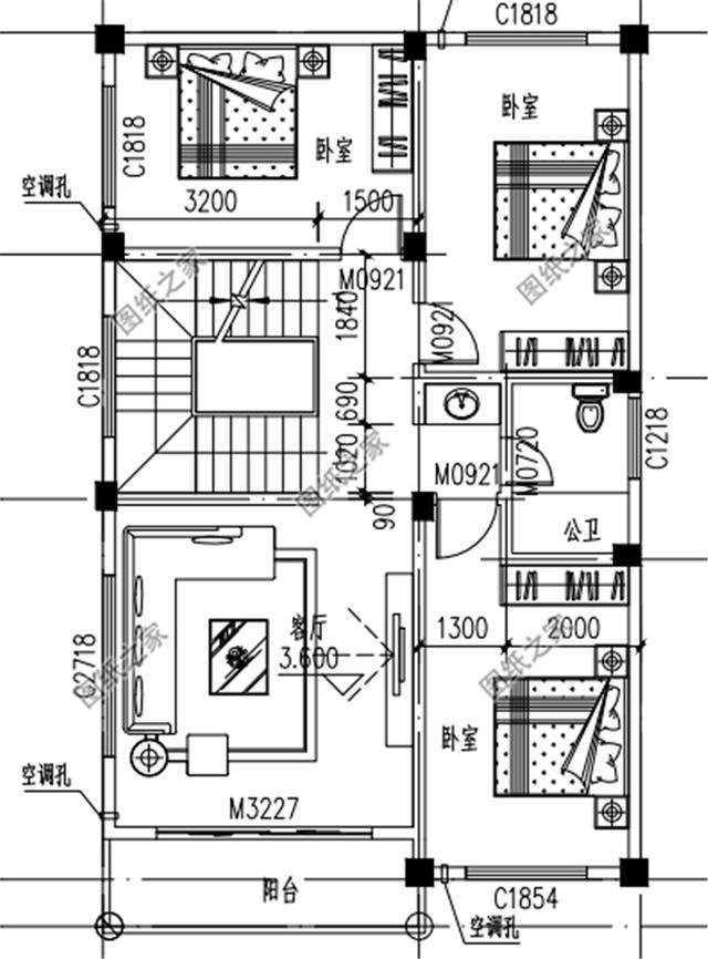 農村三層帶羅馬柱的房屋圖片，準備在農村建房的有福了，建房參考