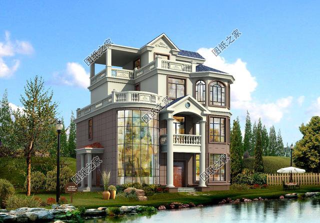 復式四層自建房戶型圖，氣派又驚艷，第一眼就喜歡上了