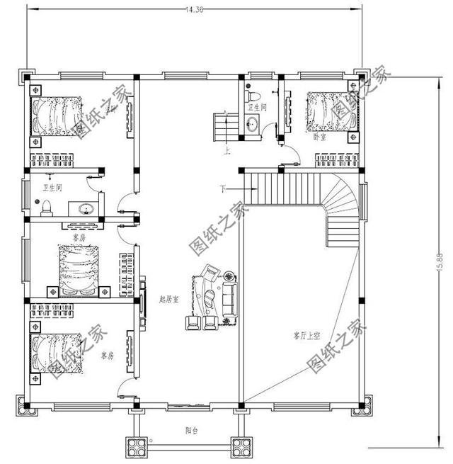 農村大氣的三層樓房，看完真想拆了自家房子重新建，尤其是第三套