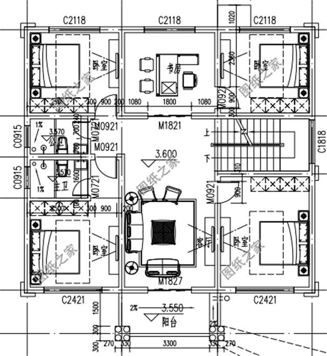 農村三層樓房磚混結構設計圖，質量安全高，房屋設計的合理
