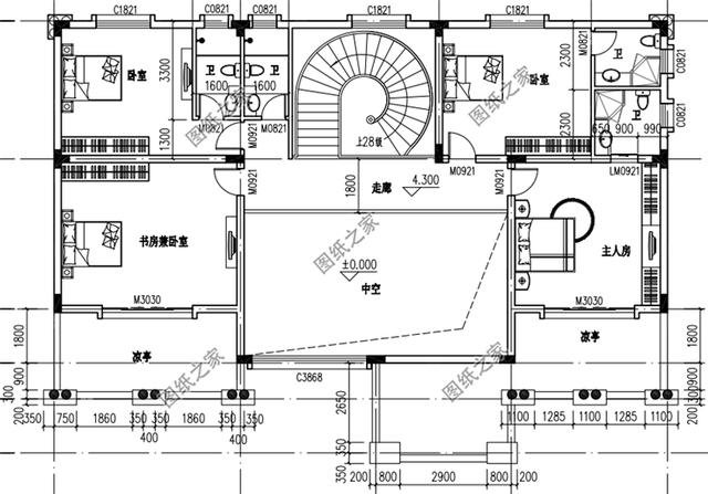 進深14米農村自建房戶型圖，外觀精致，舒適的布局，新房就選這樣