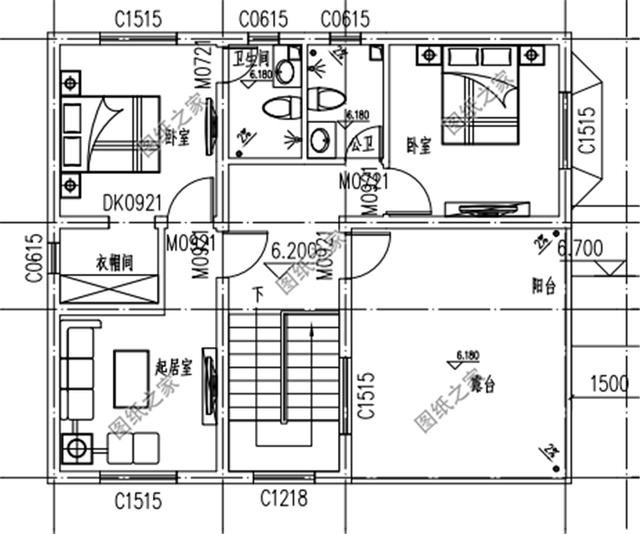 農村小戶型自建房設計圖，第3套進深8米，造價9萬