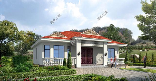 鄉村160平米自建房，這幾套戶型方正外觀大氣就很好