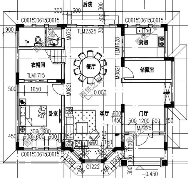 鄉下二層建房110平米別墅戶型圖，造價不到30萬，非常接地氣