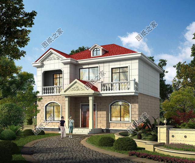 鄉下二層建房110平米別墅戶型圖，造價不到30萬，非常接地氣