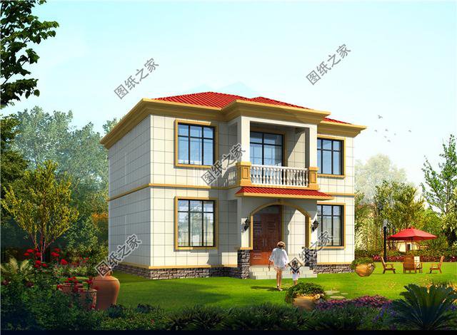 農(nóng)村10×8米房子設(shè)計(jì)圖，戶型雖小，但絲毫不影響它的美觀