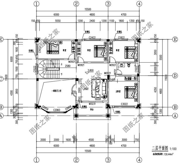 農村二層別墅自建房設計，配上落地窗，不好看你來打我